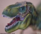 Глава динозавра с рот открыть